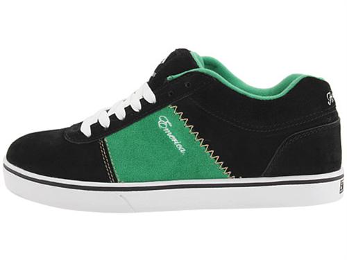 EMERICA B. HERMAN 2 SHOE IN BLACK AND GREEN