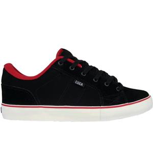CIRCA CERO SHOE IN BLACK, RED, AND WHITE