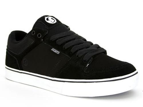 DVS ZERED LOW ORIGINAL INTENT SHOE IN BLACK SUEDE