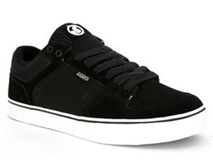 DVS ZERED LOW ORIGINAL INTENT SHOE IN BLACK SUEDE