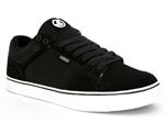 DVS ZERED LOW ORIGINAL INTENT SHOE IN BLACK SUEDE