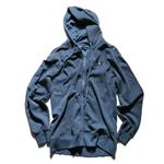 KR3W WRONGSIDE ZIP SWEATSHIRT IN BLUE