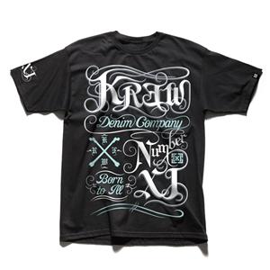 KR3W CASTRO T-SHIRT IN BLACK