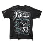 KR3W CASTRO T-SHIRT IN BLACK