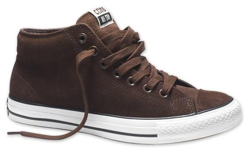 CONVERSE CTS MID SHOE IN CHOCOLATE, BLACK AND WHITE