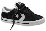 CONVERSE PRO LEATHER SUEDE SKATE SHOE IN BLACK AND WHITE