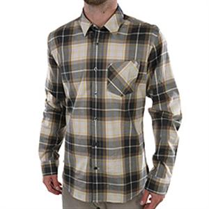 VOLCOM Y FACTOR PLAID LONGSLEEVE SHIRT IN SHG