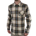 VOLCOM Y FACTOR PLAID LONGSLEEVE SHIRT IN SHG