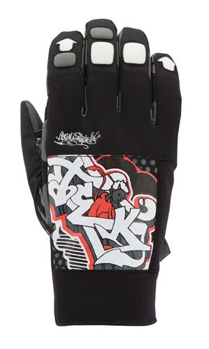 CELTEK KINGPIN GLOVES IN BLACK AND RED