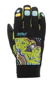 CELTEK KINGPIN GLOVES IN BLACK POP