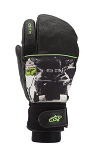 CELTEK SLED DOG GLOVES IN BLACK SNOT