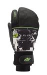 CELTEK SLED DOG GLOVES IN BLACK SNOT