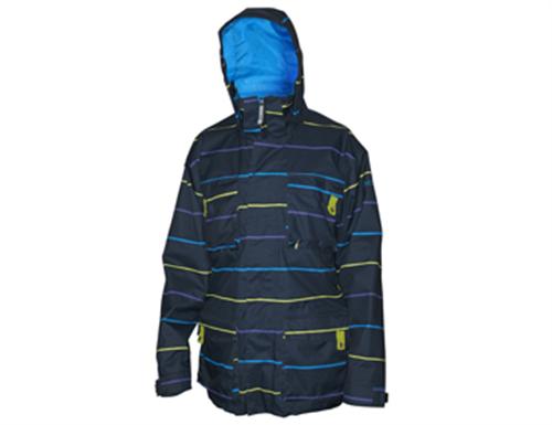 SESSIONS REPLAY POP JACKET IN SHADOW POP STRIPE
