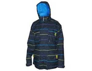 SESSIONS REPLAY POP JACKET IN SHADOW POP STRIPE