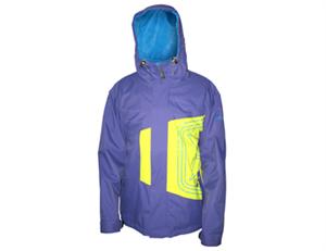 SESSIONS TRUTH JACKET IN GRAPE AND KIWI