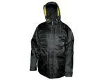 SESSIONS PRIMO JACKET IN BLACK DOBBY STRIPE