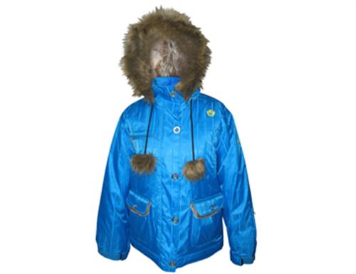SESSIONS WOMENS DYNAMITE JACKET IN VIVID BLUE DOBBY STRIPE