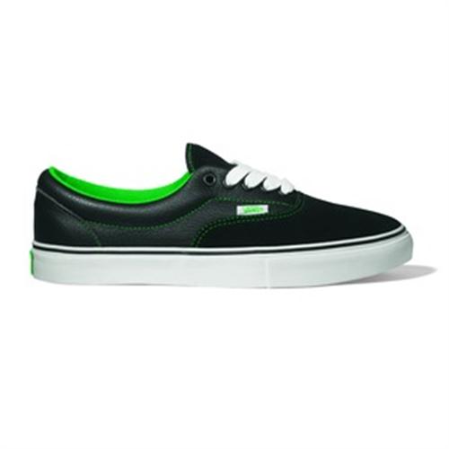 VANS ERA PRO SHOES IN THE JEFF GROSSO COLORWAY (BLACK AND GREEN)