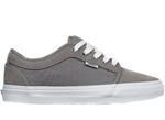 VANS CHUKKA LOW SHOES IN GRAY AND WHITE