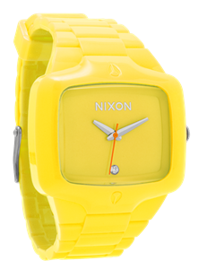 NIXON RUBBER PLAYER IN FLURO YELLOW