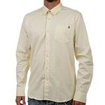 VOLCOM X FACTOR SOLID LONG SLEEVE SHIRT IN WHITE