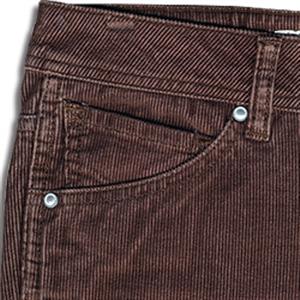 VOLCOM 2X4 CORD PANTS IN BROWN