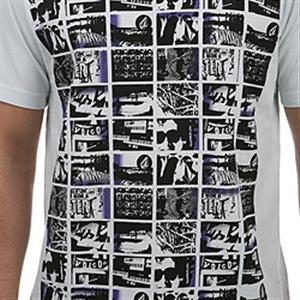 VOLCOM PHOTO BITS SLIM T-SHIRT IN WHITE