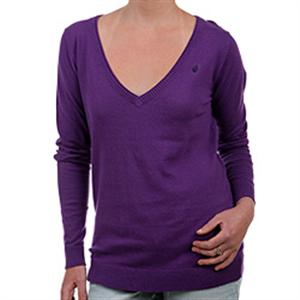 VOLCOM WOMENS BACK TO BASICS SWEATER IN PURPLE