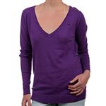 VOLCOM WOMENS BACK TO BASICS SWEATER IN PURPLE
