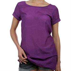 VOLCOM WOMENS STARRY BRIGHTS SHORT SLEEVE SHIRT IN PURPLE