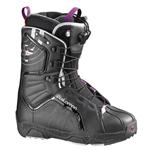 SALOMON F20 SNOWBOARD BOOTS IN BLACK AND WHITE