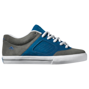 EMERICA REYNOLDS 3 SHOES IN GREY AND ROYAL BLUE