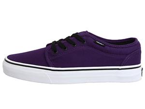 VANS 106 VULCANIZED SHOES IN GOTHIC GRAPE AND BLACK