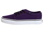 VANS 106 VULCANIZED SHOES IN GOTHIC GRAPE AND BLACK