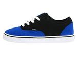 VANS AV ERA 1.5 SHOES IN BLACK AND BLUE