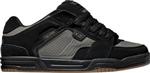 GLOBE SCRIBE SHOE IN BLACK AND JETSET