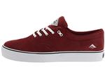 EMERICA REYNOLDS CRUISERS SHOE IN MAROON AND WHITE