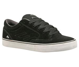 EMERICA JINX SHOE IN BLACK, WHITE, AND GUM