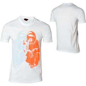 NIKE 6.0 SPACE CHIMP T-SHIRT IN WHITE