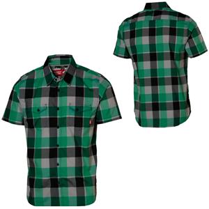 VANS ADDLER SHIRT IN BRIGHT GREEN
