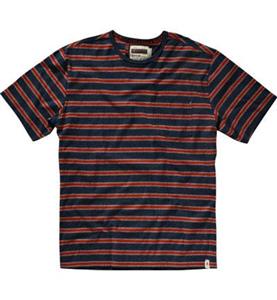 ALTAMONT FOCUS 2 SHORT SLEEVE CREW SHIRT IN NAVY
