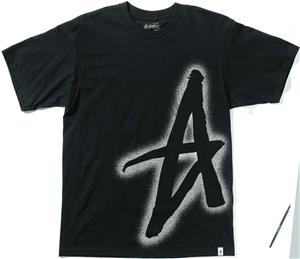 ALTAMONT SPRAY T-SHIRT IN BLACK