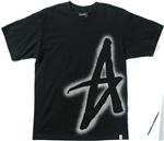 ALTAMONT SPRAY T-SHIRT IN BLACK
