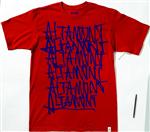 ALTAMONT REPEATED T-SHIRT IN RED
