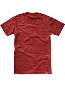 ALTAMONT MARBLE WASH SLIM FIT T-SHIRT IN RED