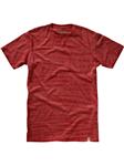 ALTAMONT MARBLE WASH SLIM FIT T-SHIRT IN RED
