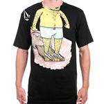 VOLCOM MITCH FROELICH FEATURED ARTIST BASIC T-SHIRT IN BLACK