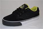 FALLEN SLASH PRO SHOE IN BLACK, BLACK, AND LIME DEATHWISH COLABORATION