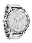 NIXON 51-30 CHRONO WATCH IN HIGH POLISH AND WHITE