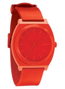 NIXON TIME TELLER PU WATCH IN RED